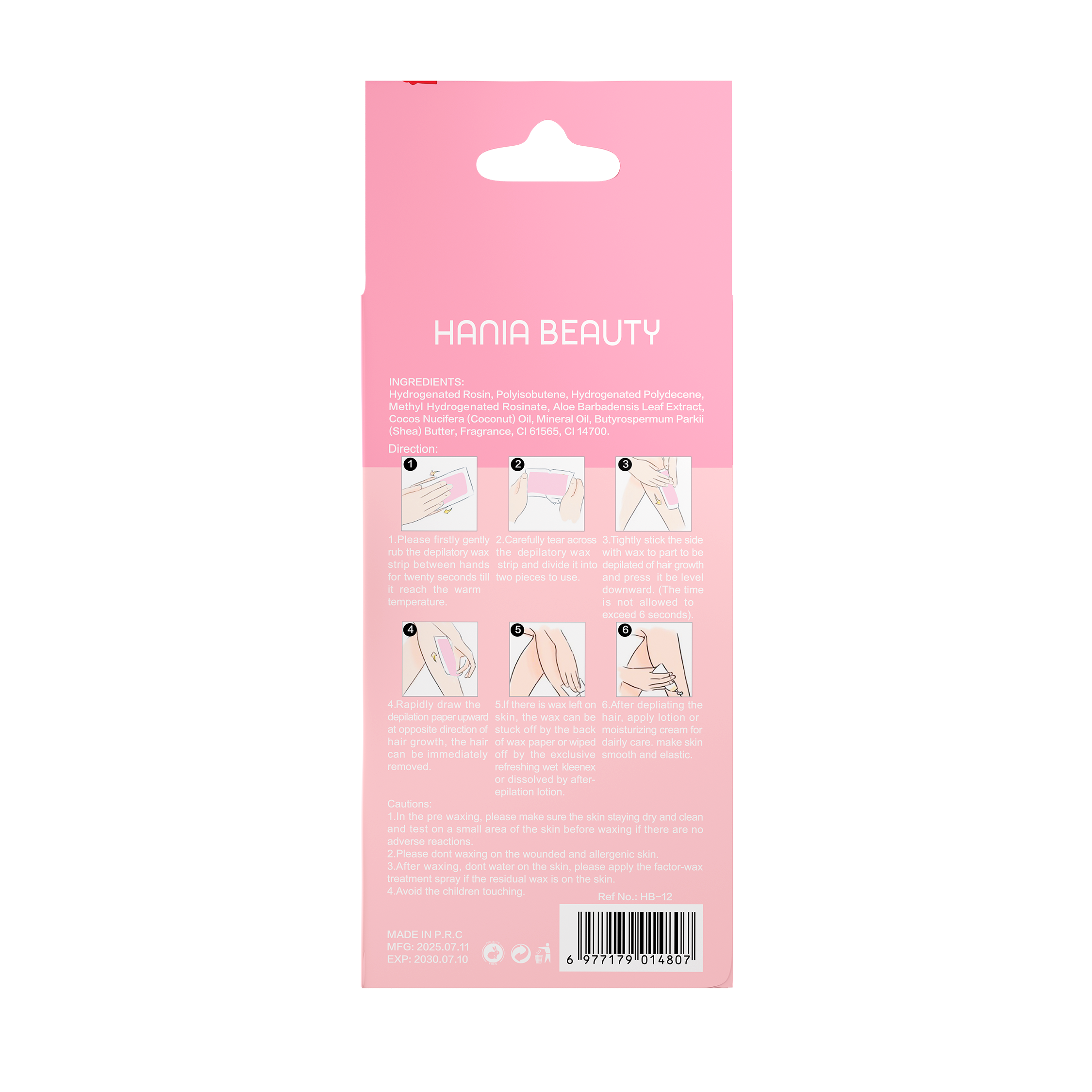 Removal Wax Strips – Rose