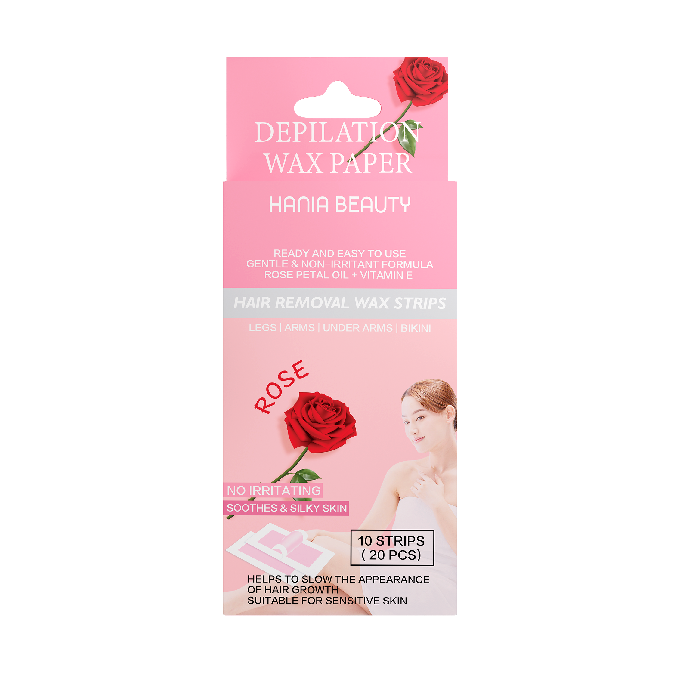 Removal Wax Strips – Rose
